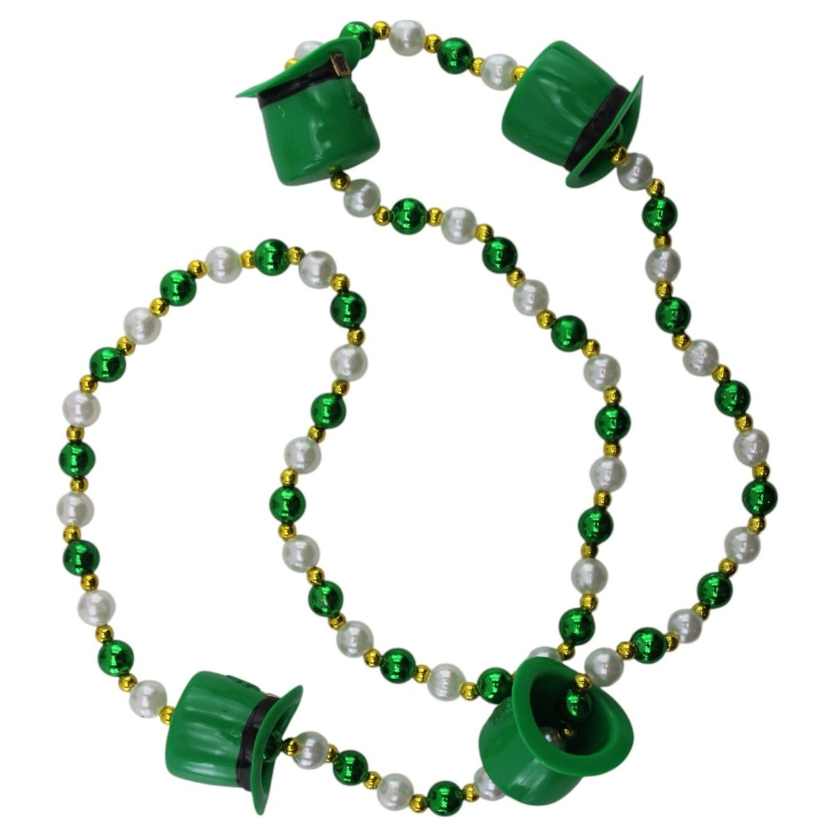 St. Patrick’s 5pc Lot •Fitzgerald’s Casino •Erin The Bear •Hat & Bead Necklace +