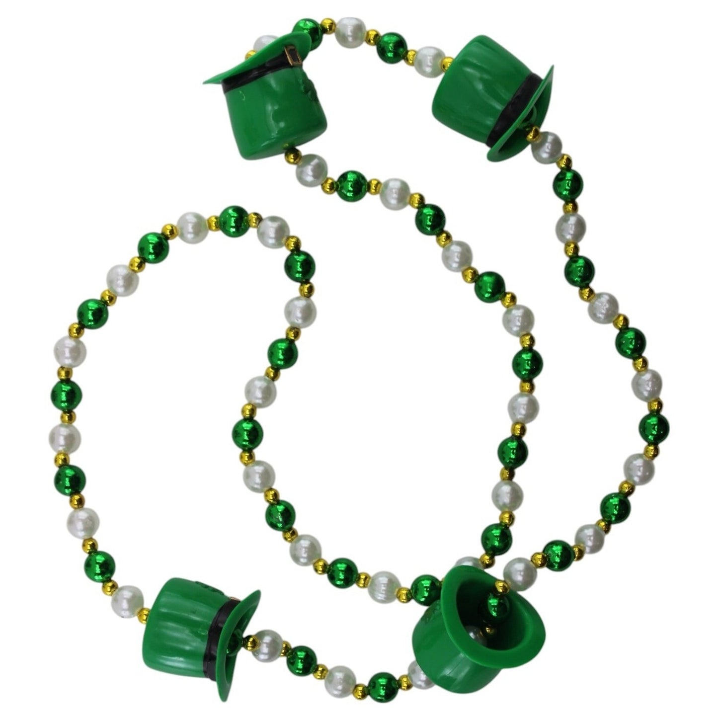 St. Patrick’s 5pc Lot •Fitzgerald’s Casino •Erin The Bear •Hat & Bead Necklace +