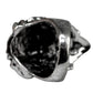 Roaring Lion's Head Ring • Leo • Mane • 3D Silvertone • Size 9.75 • 1.25" Long