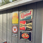 Retro Metal Tin Sign • Petroliana • Champion Spark Plugs • Double Ribbed • 8x12