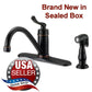 Project Source Laural Oil Rubbed Bronze Single Handle Kitchen Faucet & Sprayer