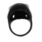 Black Skull Ring • Blood Red Eyes • Evil Grin • Size 10 • Large 1-1/2"