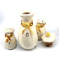 Lot Vintage Salt Pepper Shakers Oil Jar Art Deco Ceramic Silverplate NECO Japan
