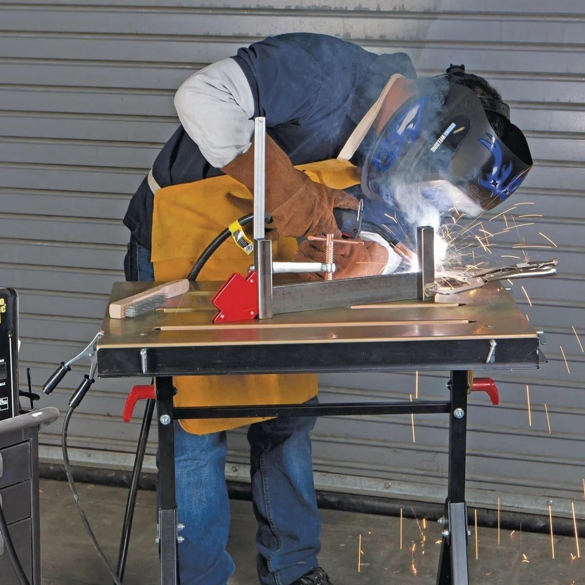 CHICAGO ELECTRIC Adjustable Steel Welding Table • New Unused •No Box •SKU: 61369