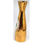 Stunning 24K Gold Painted Bad Vilbel Kurhaus Flower Vase 8" Tall Building Boat