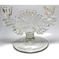 Vintage Art Deco Glass Double Two Candle Holder Elegant Centerpiece 1930s-5.75"
