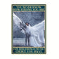Tin Sign •You Never Know How Strong You Are •Lady in White Gown on Pegasus •8x12