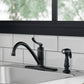 Project Source Laural Oil Rubbed Bronze Single Handle Kitchen Faucet & Sprayer