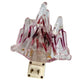 Little Penguin Christmas Night Light • Ice Berg Scarf Hat • Red Yellow 6" Tall