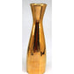 Stunning 24K Gold Painted Bad Vilbel Kurhaus Flower Vase 8" Tall Building Boat