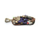 Rhinestone Icon Studded Pendant Fleur Di Lis Cowboy Hat Boots Silver Copper Tone